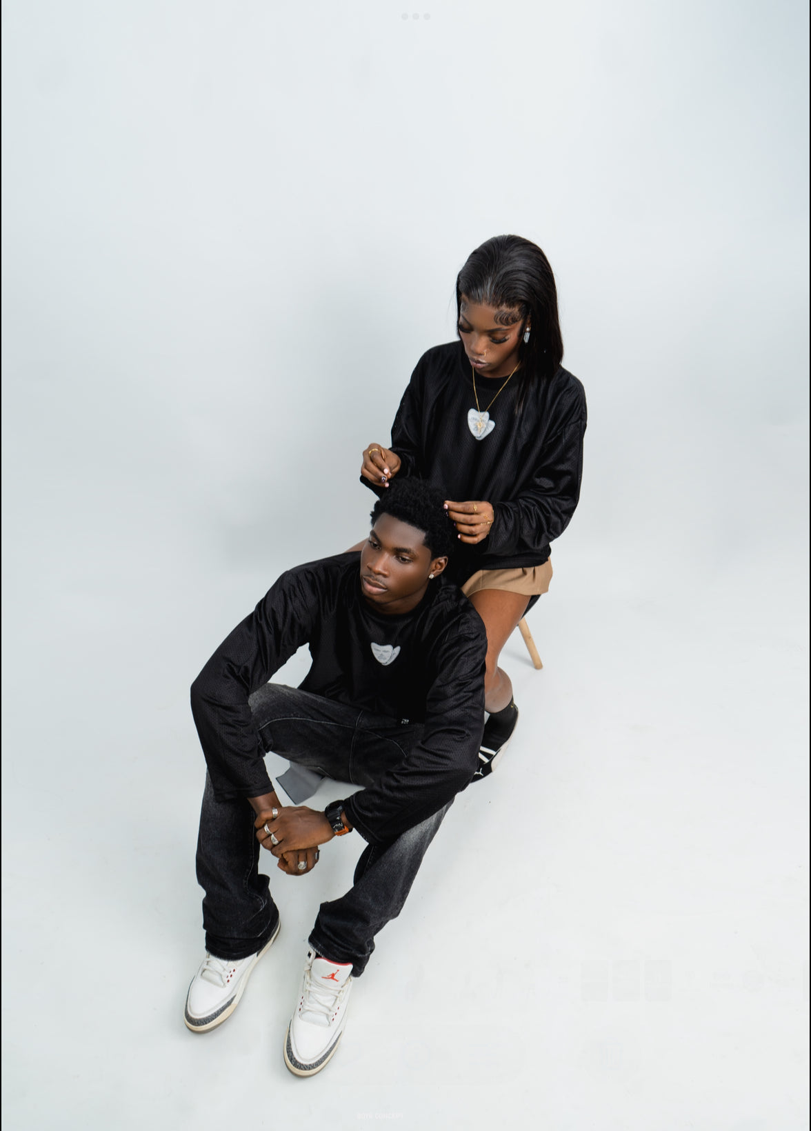 ANONYMOUS MIRROR-FORM REVERSIBLE LONG SLEEVE TEE