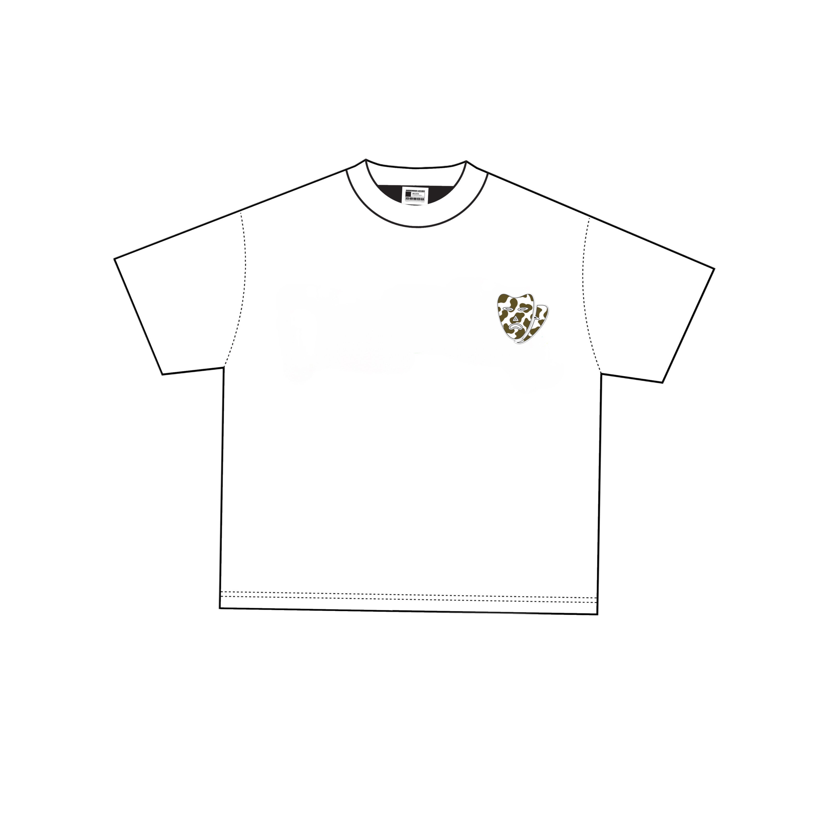 ANONYMOUS CAMOUFLAGE TSHIRT BLACK