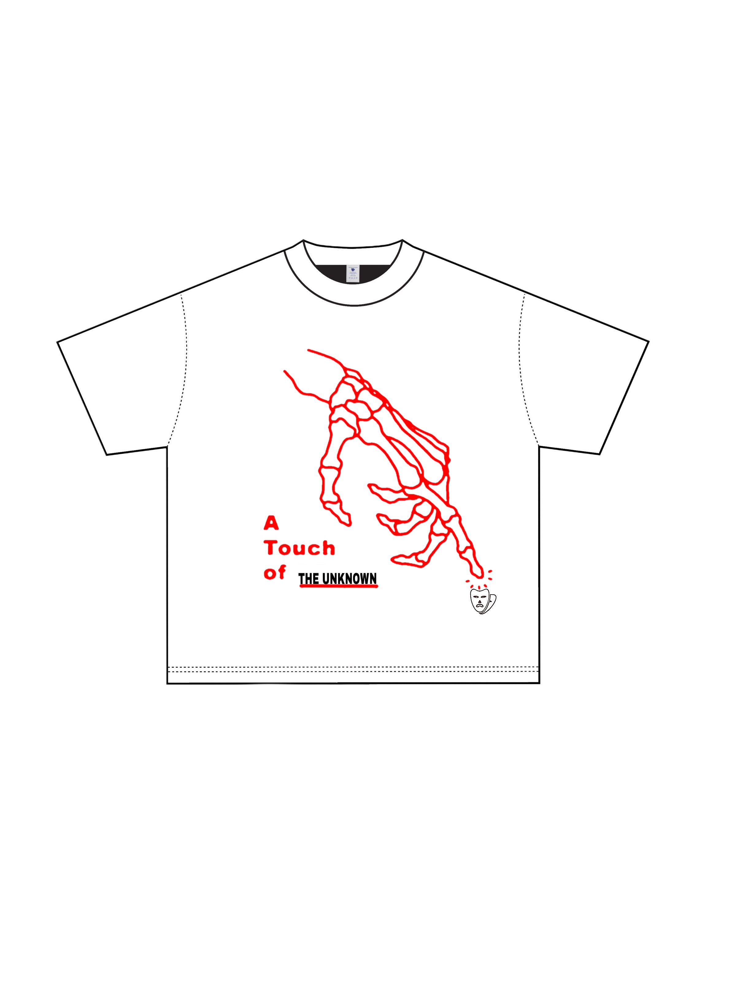 UNKNOWN SKELETON T-SHIRT WHITE